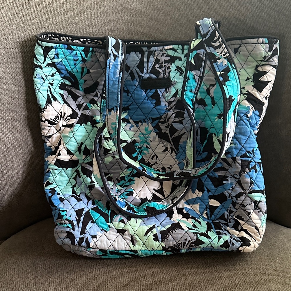 Vera Bradley Camo Floral Tote Shoulder Bag